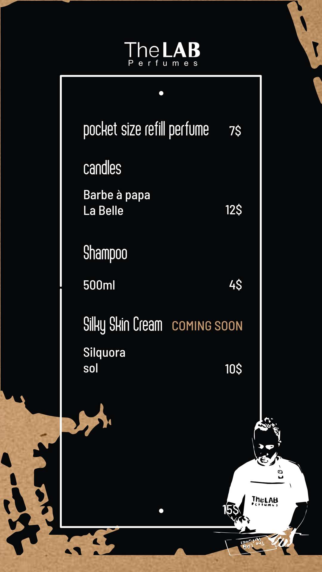 The lab pricelist 2026 2 6